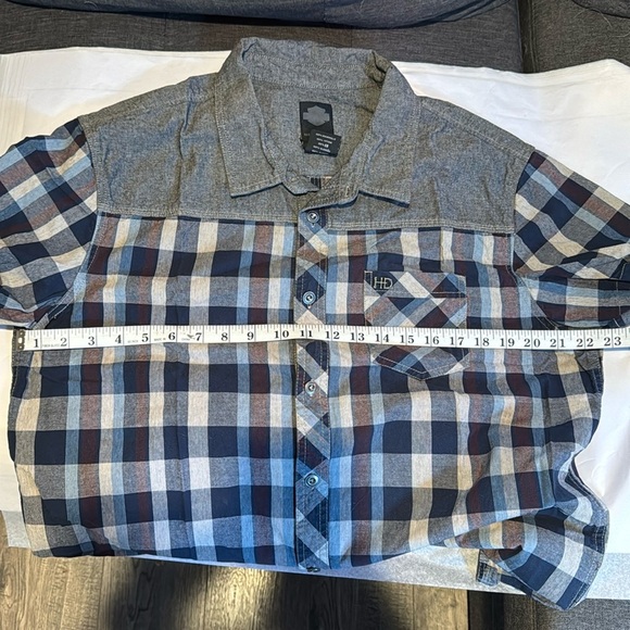 Harley Davidson Men's XL Button down - Picture 6 of 6